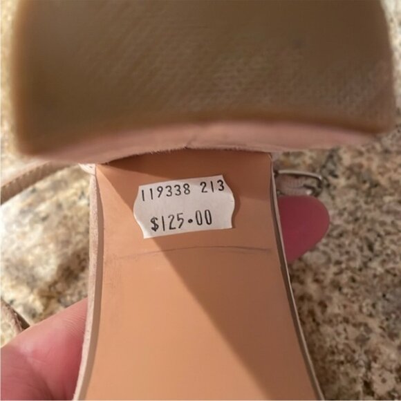 Steve Madden Carrson Heels Sandals Suede Ankle Strap Block Heel Size 8 - Picture 9 of 16
